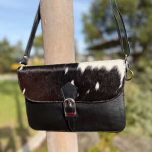 Cowhide Slim Fit Crossbody Purse (New Style)