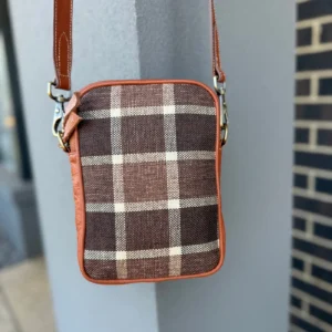 Leather Lovers Coach Style Cross Body Purse (Fabric) Horizontal/Vertical
