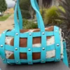 Shell Capsule Cowhide Leather Purse
