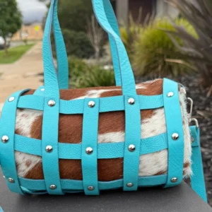 Shell Capsule Cowhide Leather Purse
