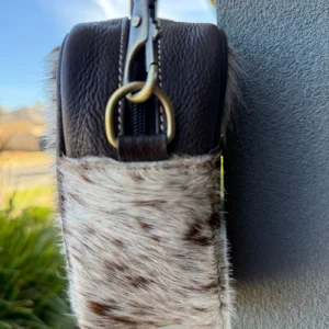 Leather Lovers Cowhide Coach Style Cross Body Purse