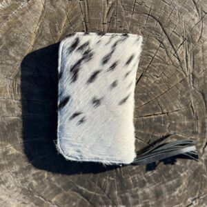 Cowhide Women’s Hand Wallet with Mirror