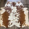Natural Cowhide Rug – Genuine Skin Floor Decor (Unique Pattern)