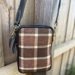Leather Lovers Coach Style Cross Body Purse (Fabric) Horizontal/Vertical