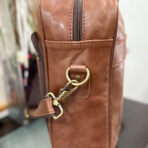 Cow Leather Trolley Laptop Bag