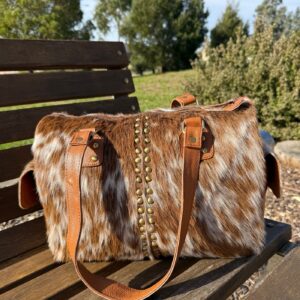 Leather Lovers Cowhide Mini Duffel Bag