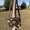 Leather Lovers Cowhide Box Style Cross Body Purse