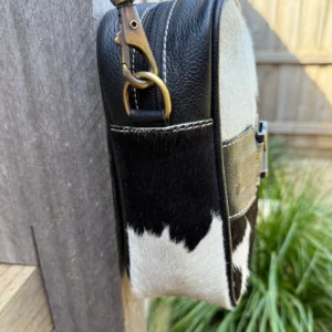 Leather Lovers Cowhide Coach Style Cross Body Purse