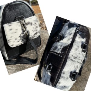 Leather Lovers Cowhide Mini Duffel Bag