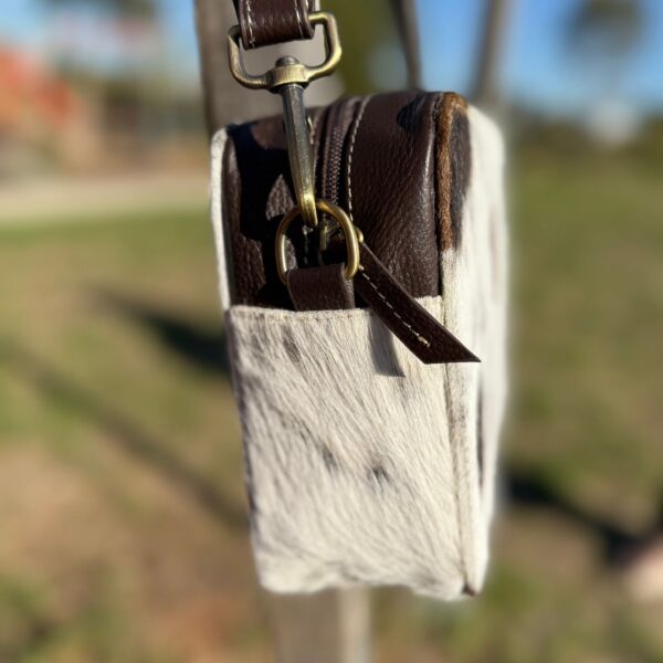 Leather Lovers Cowhide Box Style Cross Body Purse - Image 3