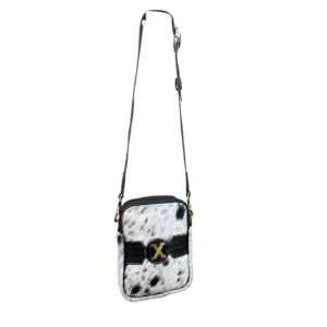Leather Lovers Cowhide Coach Style Cross Body Purse