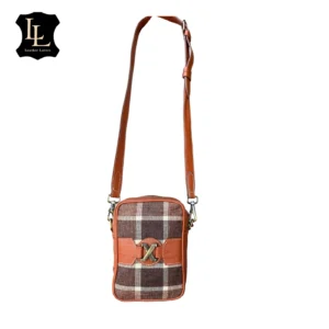 Leather Lovers Coach Style Cross Body Purse (Fabric) Horizontal/Vertical