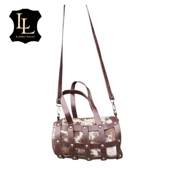 Shell Capsule Cowhide Leather Purse - Image 4