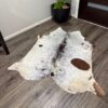 Natural Cowhide Rug – Genuine Skin Floor Decor (Unique Pattern)