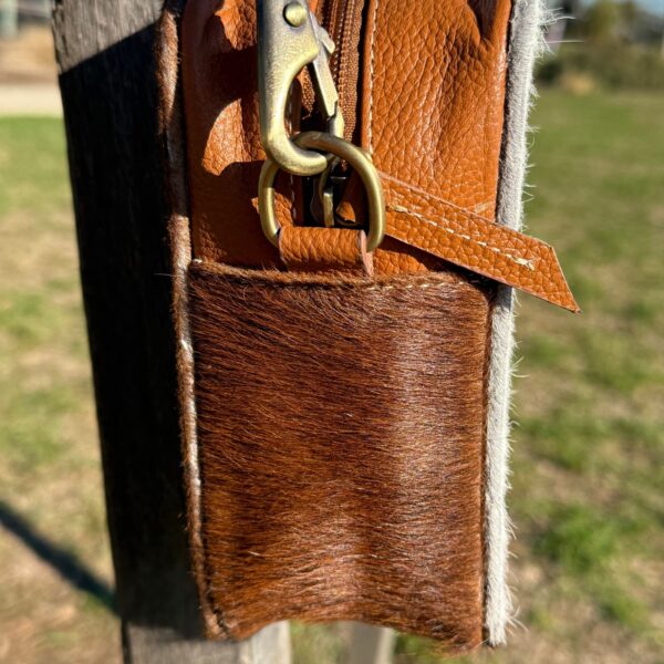 Leather Lovers Cowhide Box Style Cross Body Purse - Image 3