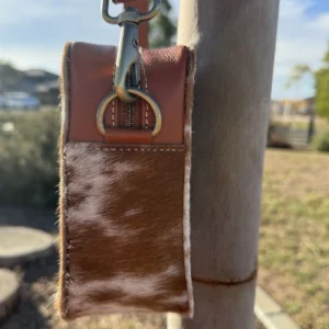 Leather Lovers Cowhide Box Style Cross Body Purse