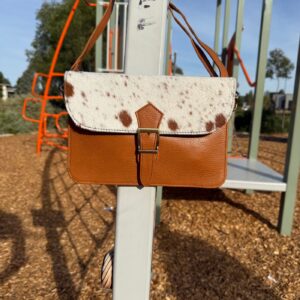 Cowhide Slim Fit Crossbody Leather Purse (New Style)