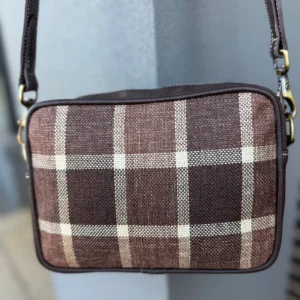 Leather Lovers Coach Style Cross Body Purse (Fabric) Horizontal/Vertical