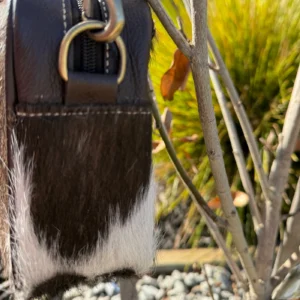 Leather Lovers Cowhide Coach Style Cross Body Purse