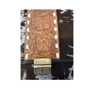 Leather Lovers Cowhide Messenger Laptop Bag