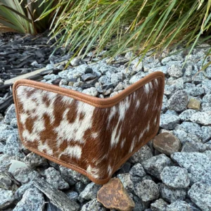 Men’s Cowhide Leather Wallet – Black & Brown | Classic Bifold Design