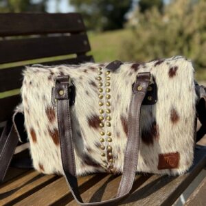 Leather Lovers Cowhide Mini Duffel Bag