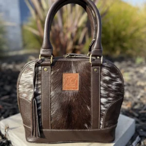 Leather Lovers Classic Cowhide Tote Bag
