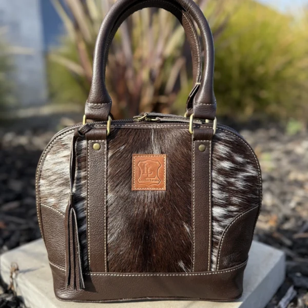 Leather Lovers Classic Cowhide Tote Bag