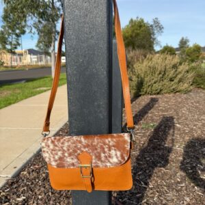 Cowhide Slim Fit Crossbody Leather Purse (New Style)