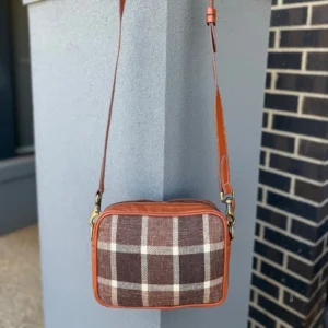 Leather Lovers Coach Style Cross Body Purse (Fabric) Horizontal/Vertical