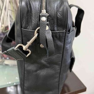 Front Zipper Laptop Bag – Large Leather Work Bag