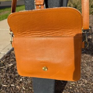 Cowhide Slim Fit Crossbody Leather Purse (New Style)