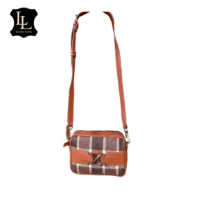 Leather Lovers Coach Style Cross Body Purse (Fabric) Horizontal/Vertical