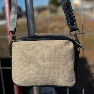 Leather Lovers Coach Style Cross Body Purse (Fabric) Horizontal/Vertical