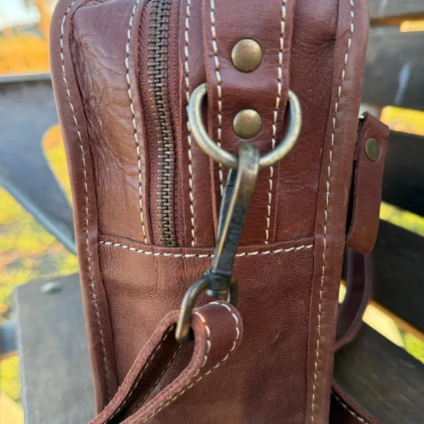 Leather Lovers – Cow Leather Cross Body Bag Australia - Image 2
