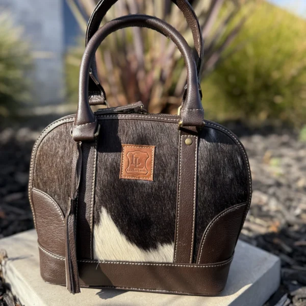 Leather Lovers Classic Cowhide Tote Bag
