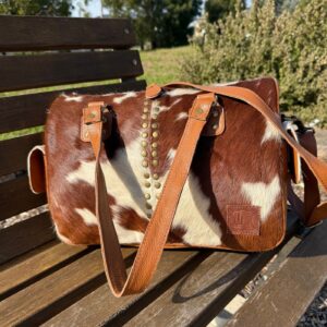 Leather Lovers Cowhide Mini Duffel Bag