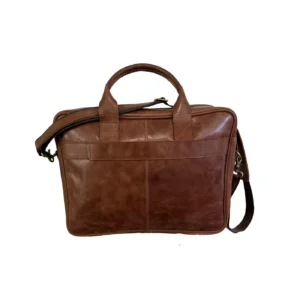 Leather Lovers Cow Leather Trolley Laptop Bag