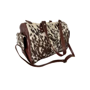 Leather Lovers Cowhide Mini Duffel Bag