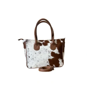 Leather Lovers Cowhide Tote Bag