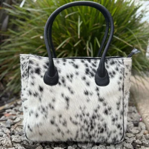 Genuine Cowhide Leather Tote Bag – Stylish Large Handbag for Women