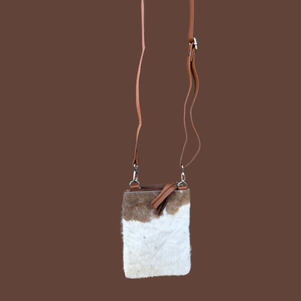 Cowhide mobile pouch