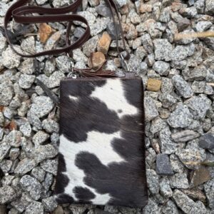 Cowhide mobile pouch