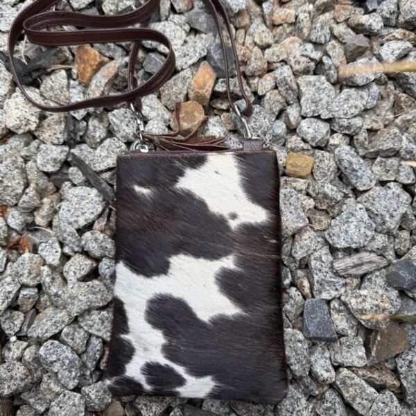Cowhide mobile pouch
