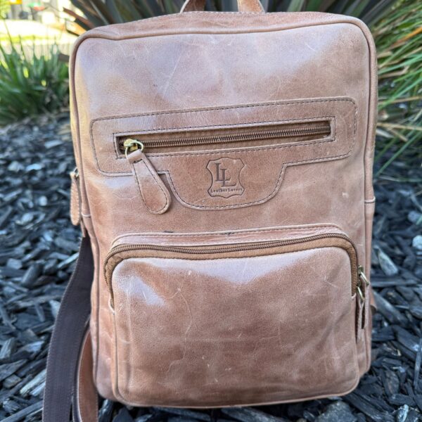 Cow Leather Multipurpose Backpack / Laptop Bag
