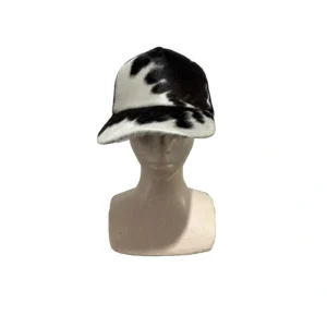 Leather Lovers Cow hide trucker P Cap