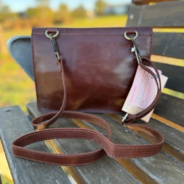 Women's Crossbody Leather Purse – Premium D.D. Cow Nappa Leather | Leather Lovers Australia - Image 2