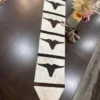Cowhide Long Horn Table Dining Runner