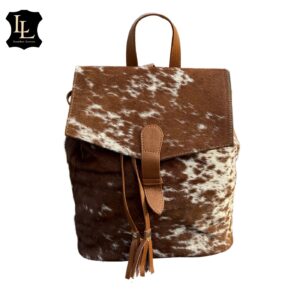 Cowhide Tan & White LV Backpack TT