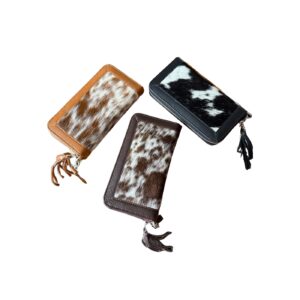 Leather Lovers Cowhide Women Hand Wallet